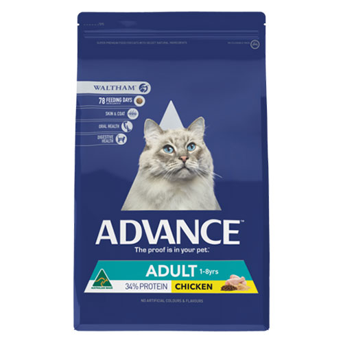Advance Adult Cat Total Wellbeing with Chicken Dry Food for Food