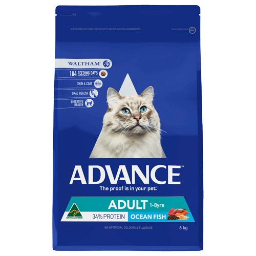 Advance Adult Cat Total Wellbeing with Fish Dry for Food