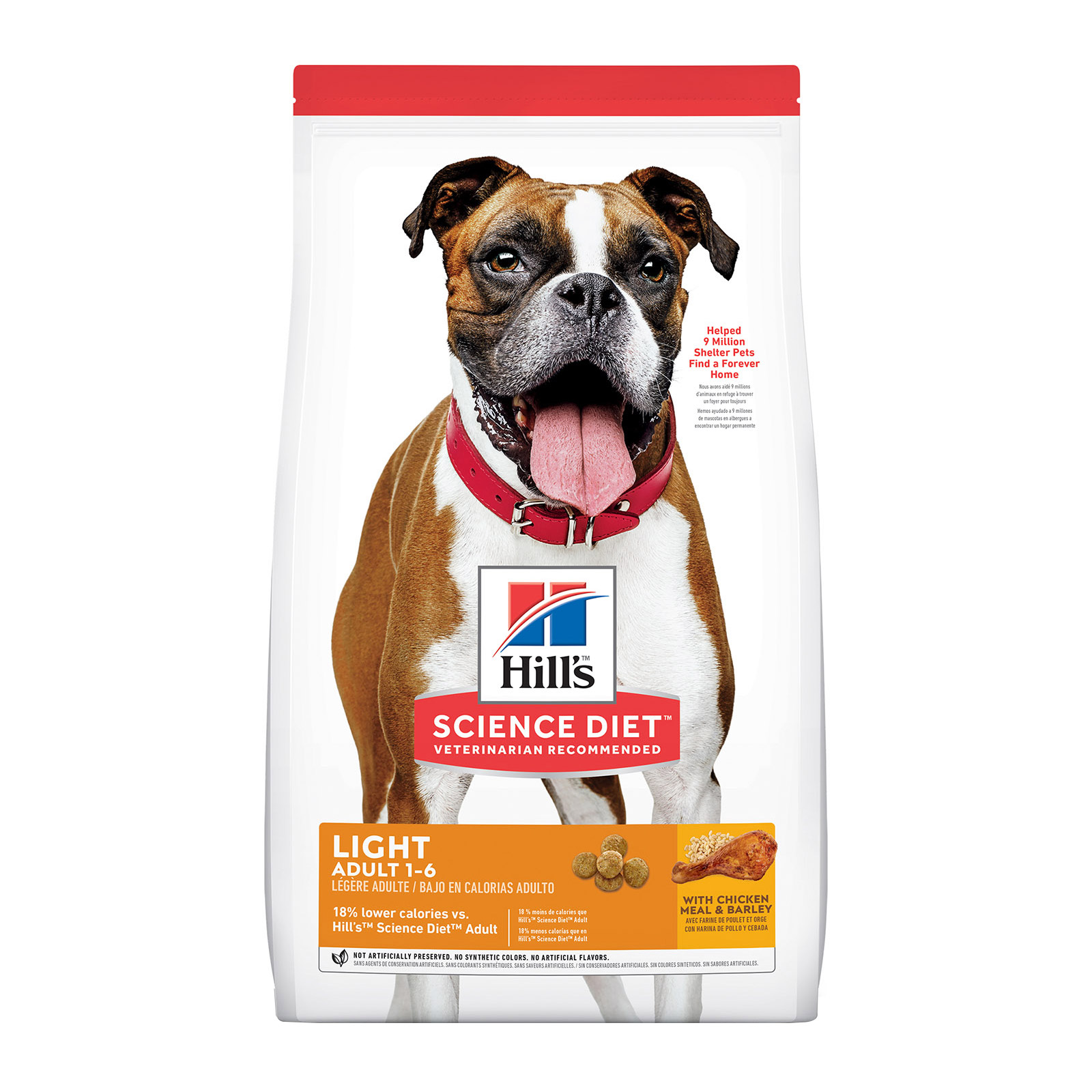 Hill's Science Diet Adult Light with Chicken Meal & Barley Dry Dog Food for Food