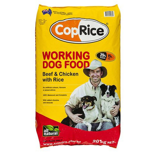 CopRice Adult Working Beef, Veg & Brown Rice Dog Food for Food