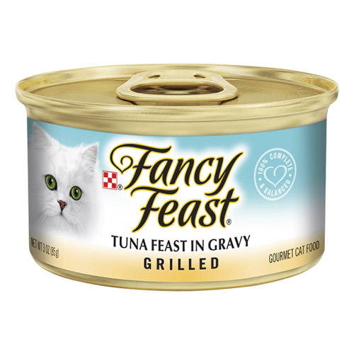 Fancy Feast Cat Adult Grilled Tuna Feast in Gravy for Food