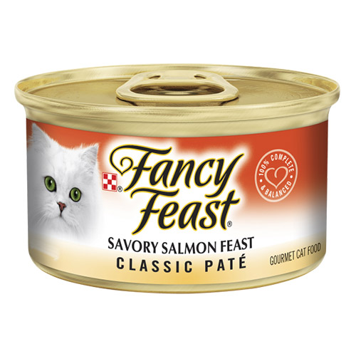 Fancy Feast Cat Adult Classic Savoury Salmon for Food