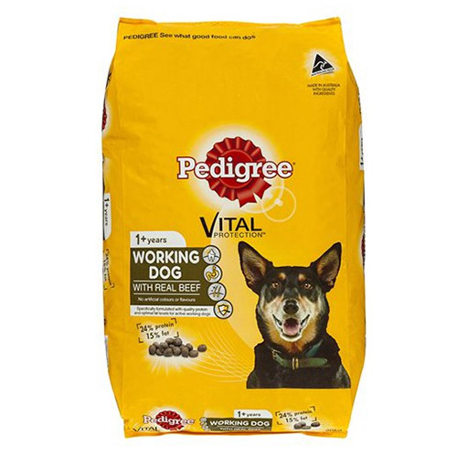 Pedigree Working Dog with Real Beef Food for Food