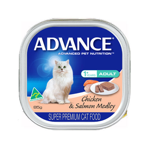 Advance Adult Cat With Chicken & Salmon Medley Cans 85 Gm