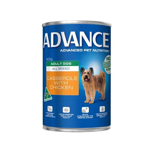Advance Adult Dog All Breed Casserole with Chicken Cans  700 gm