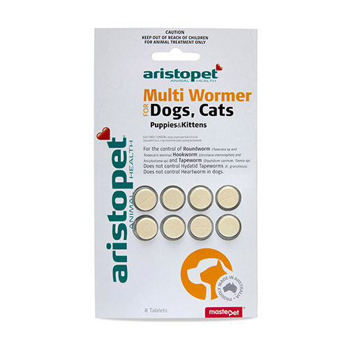 ARISTOPET Multiwormer Tablets Dog Cat for Dogs