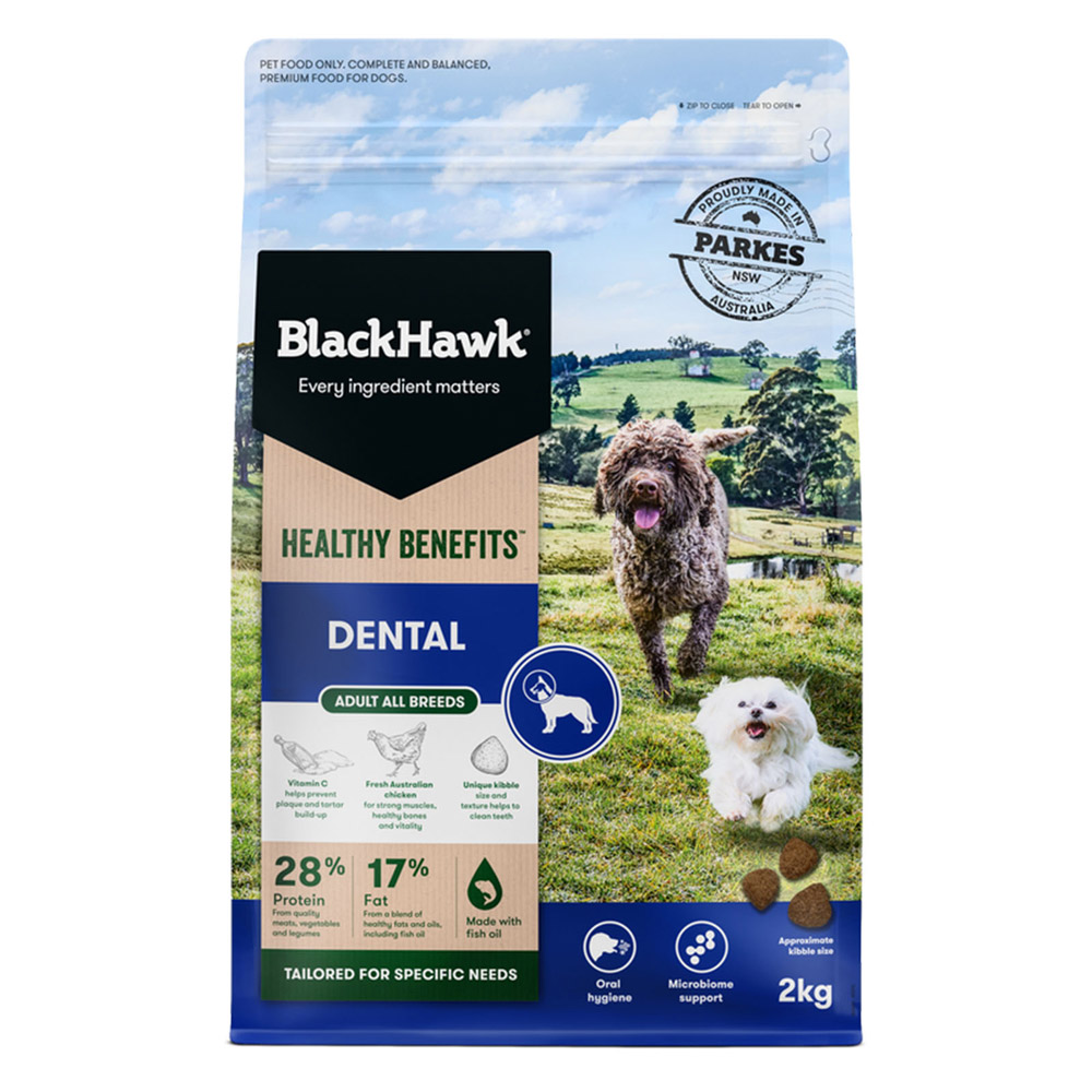Black Hawk Healthy Benefits Dental Dry Food for Dogs