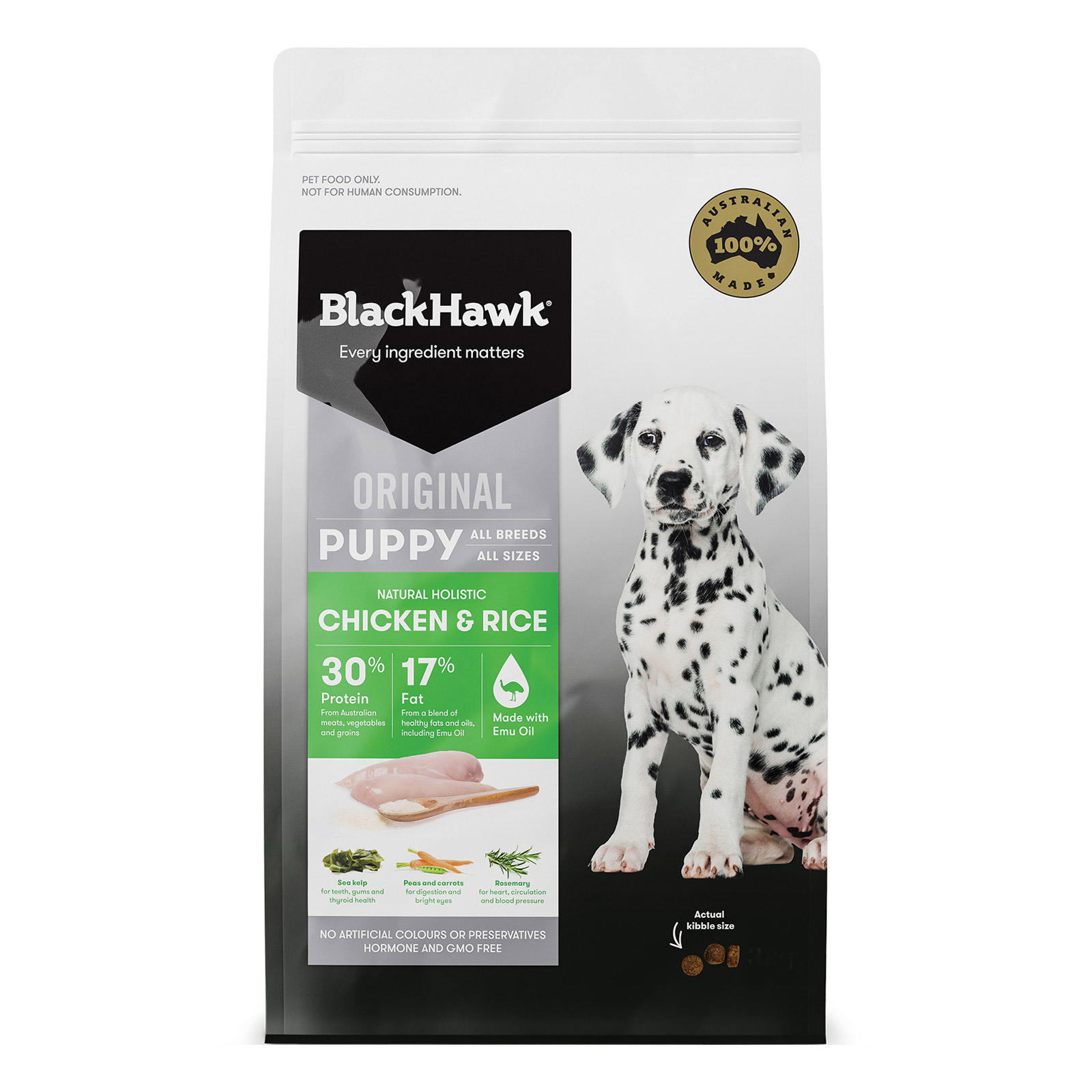Black Hawk Puppy Chicken & Rice Formula  for Food
