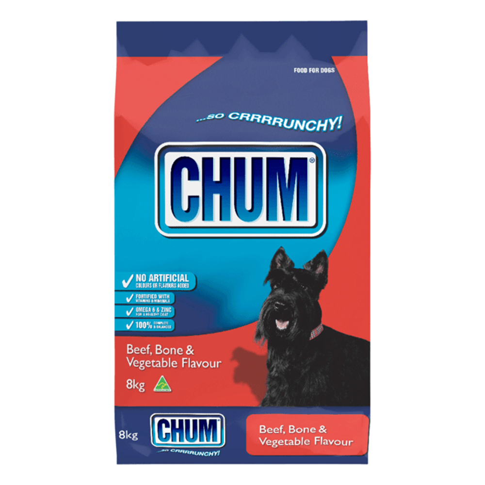 Chum Dog Dry Food (Beef, Bone & Vegetable) for Food
