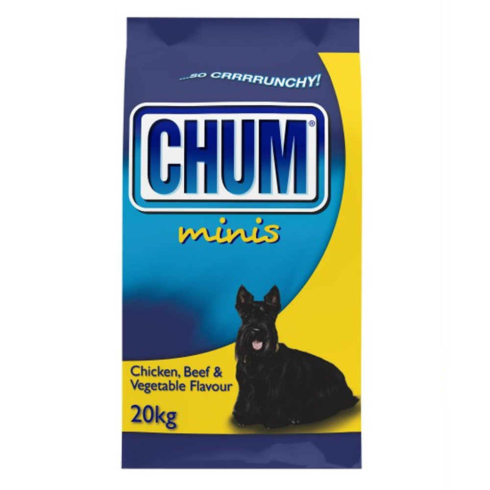 Chum Minis Dog Dry Food (Chicken, Beef & Vegetable) for Food