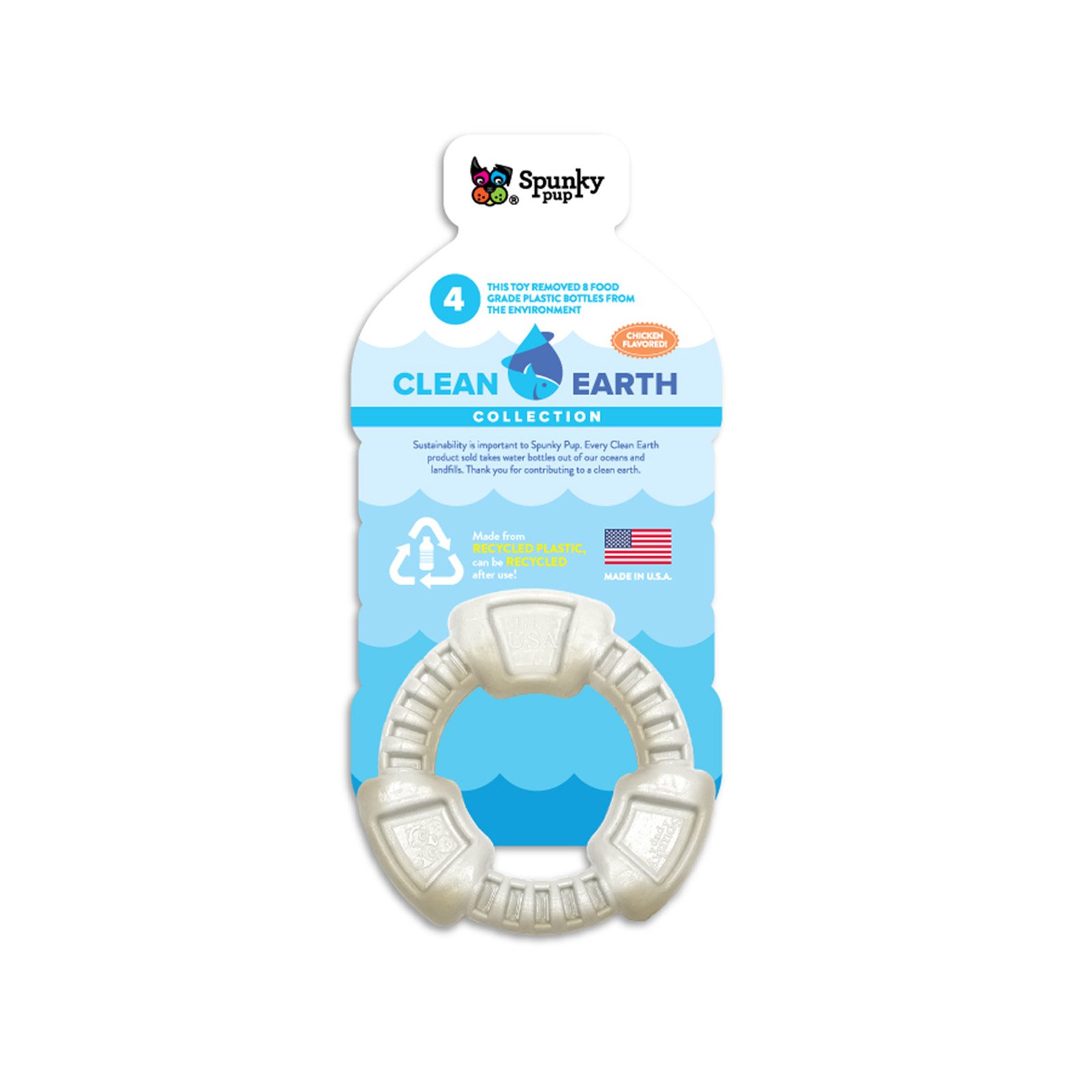 Clean Earth Recycled Ring Heavy Duty for Dogs