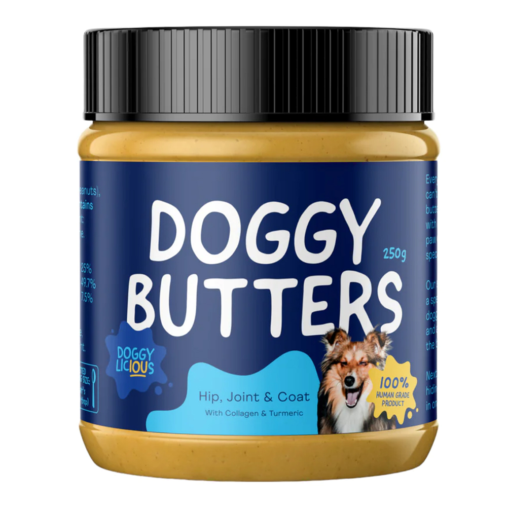 Doggylicious Hip, Joint & Coat Doggy Peanut Butter for Dogs