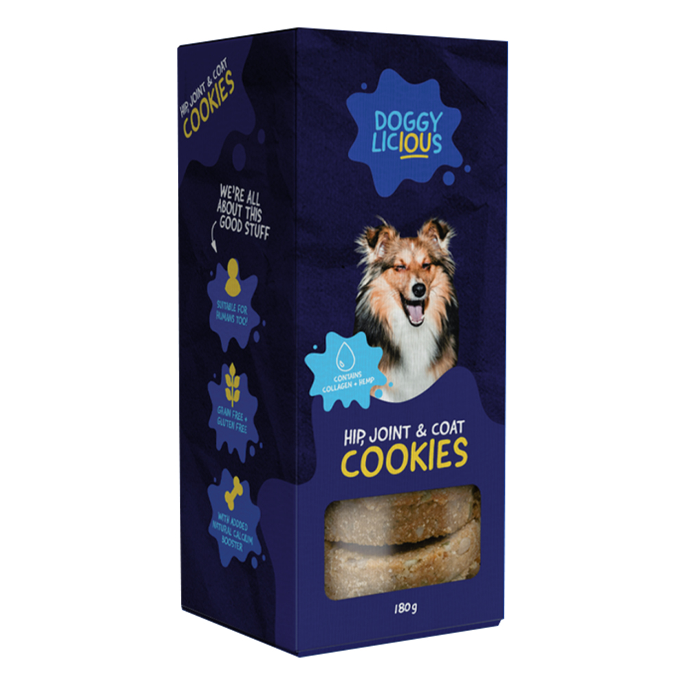 Doggylicious Hip, Joint & Coat Cookies for Dogs