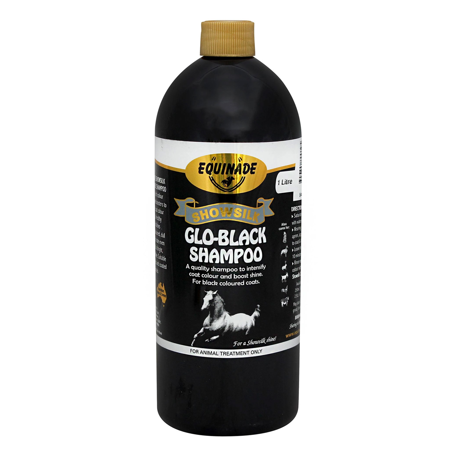 Equinade Showsilk Glo-Black Shampoo for Horse