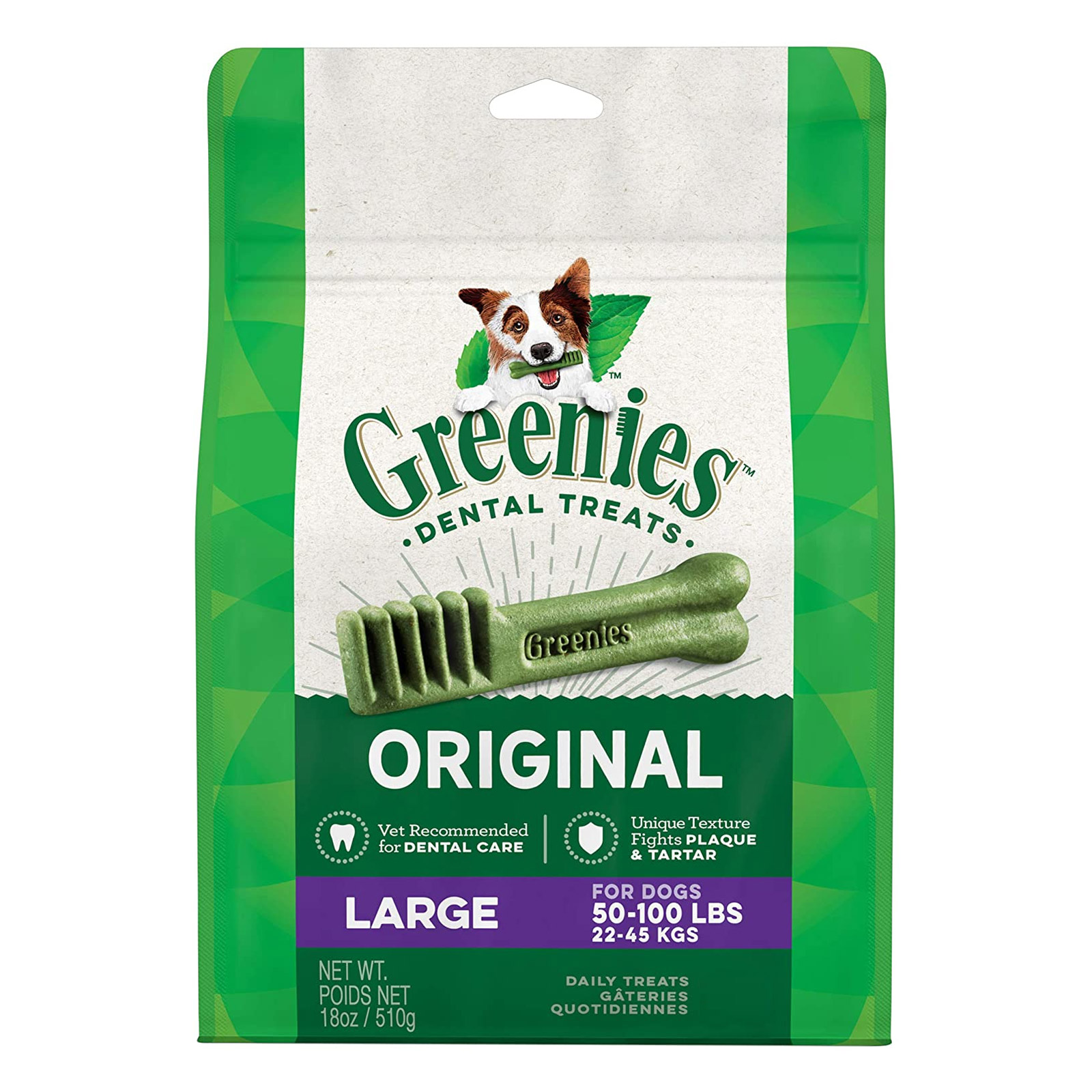 Greenies Dental Treats Large For Dogs 22-45 Kg for Food