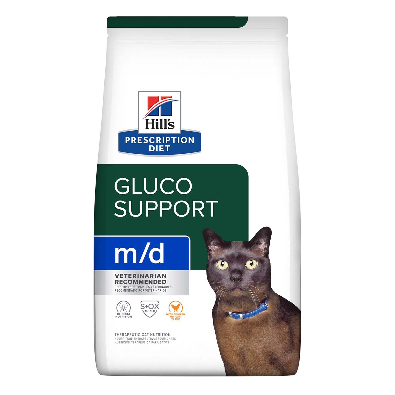 Hill's Prescription Diet m/d Feline Glucose/Weight Management with Chicken Dry