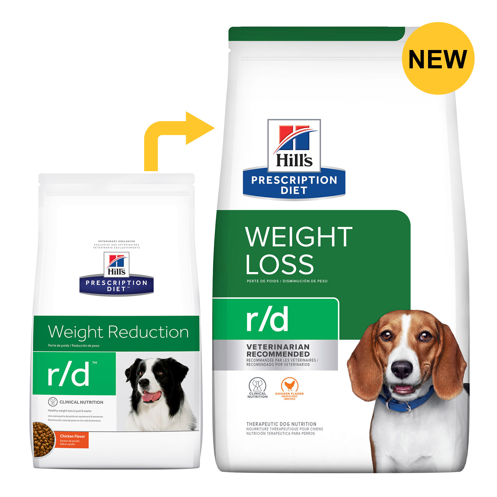 Hill's Prescription Diet r/d Canine Weight Reduction with Chicken Dry for Food