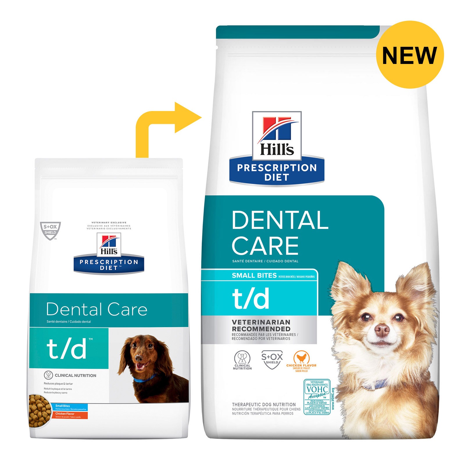 Hill's Prescription Diet t/d Dental Health Small Bites Canine Dry for Food