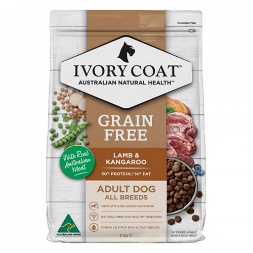 Ivory Coat Dog Adult Grain Free Lamb and Kangaroo