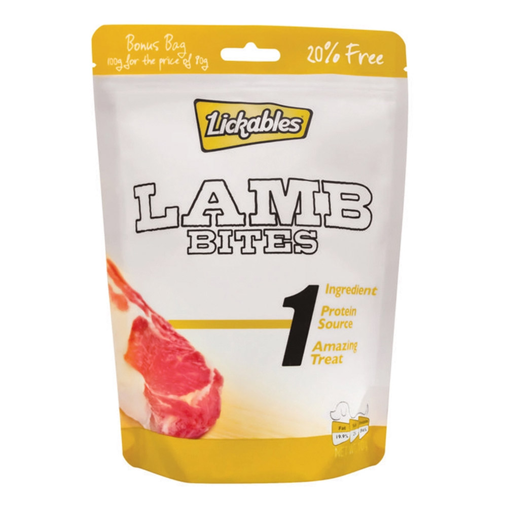 Lickables 1 Lamb Bites for Dogs