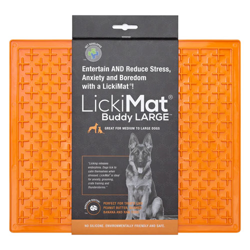 LickiMat Classic Buddy XL Orange