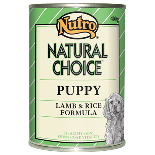 Nutro Natural Choice Puppy Lamb and Rice Canned Food for Food