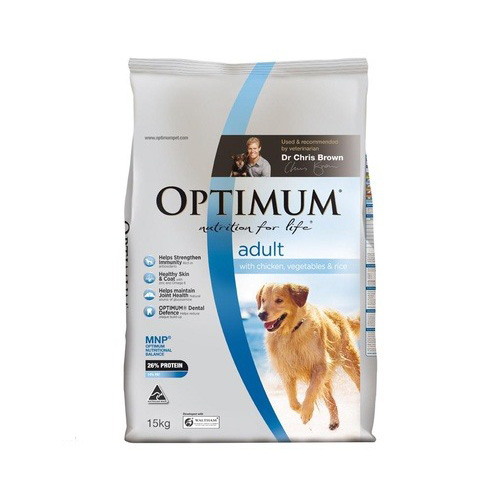 Optimum Adult with Chicken, Vegetable & Rice Dry Dog Food for Food