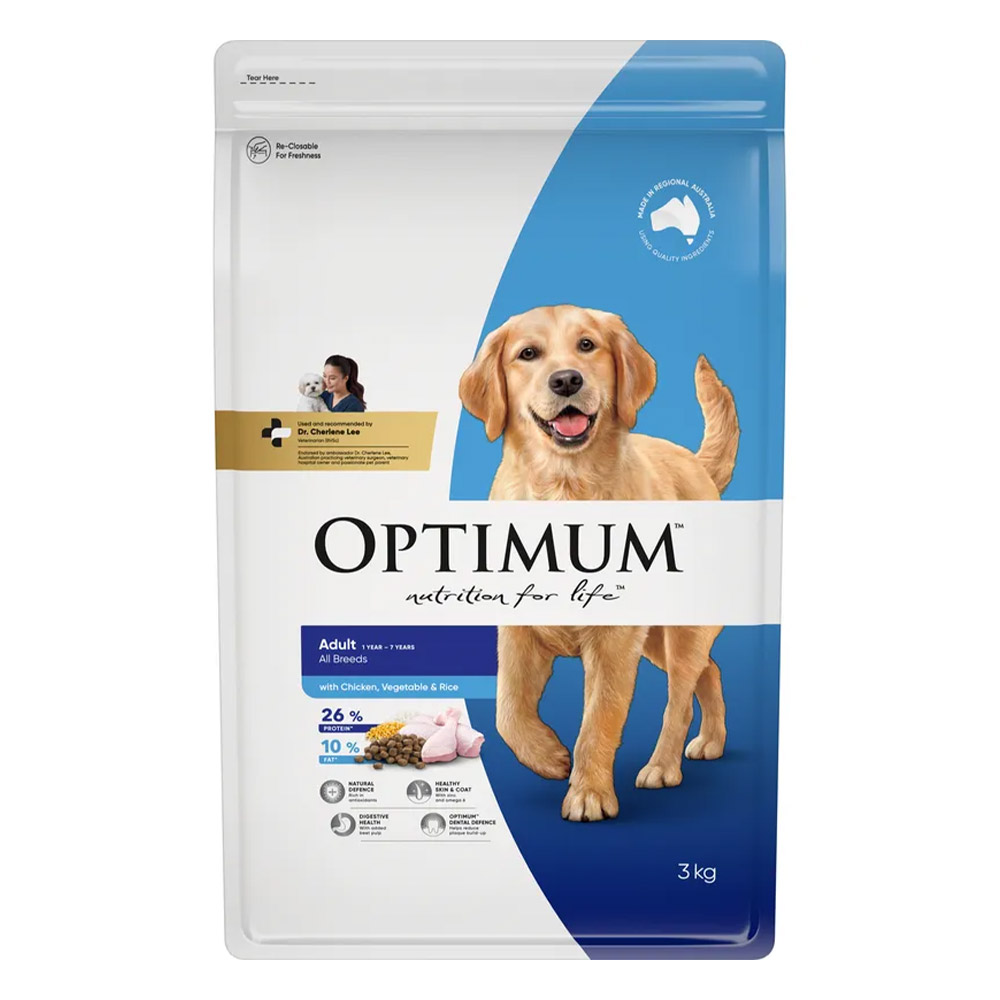 Optimum Adult with Chicken, Vegetable & Rice Dry Dog Food for Food