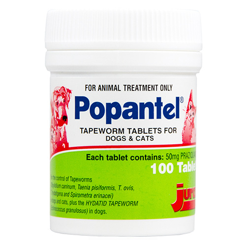 Popantel Tapewormer for Cats