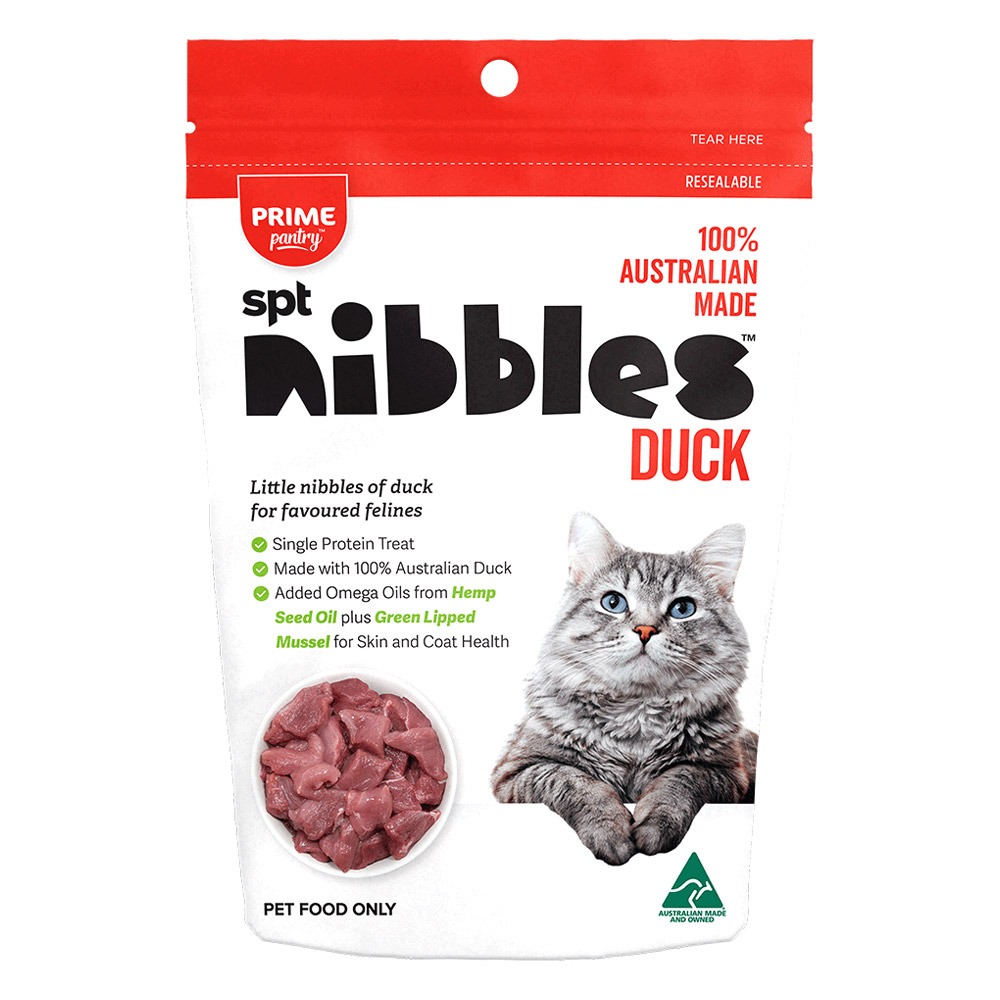 Prime Pantry Nibbles SPT Single Protein Duck Treats For Cats 40 Gm for Cats