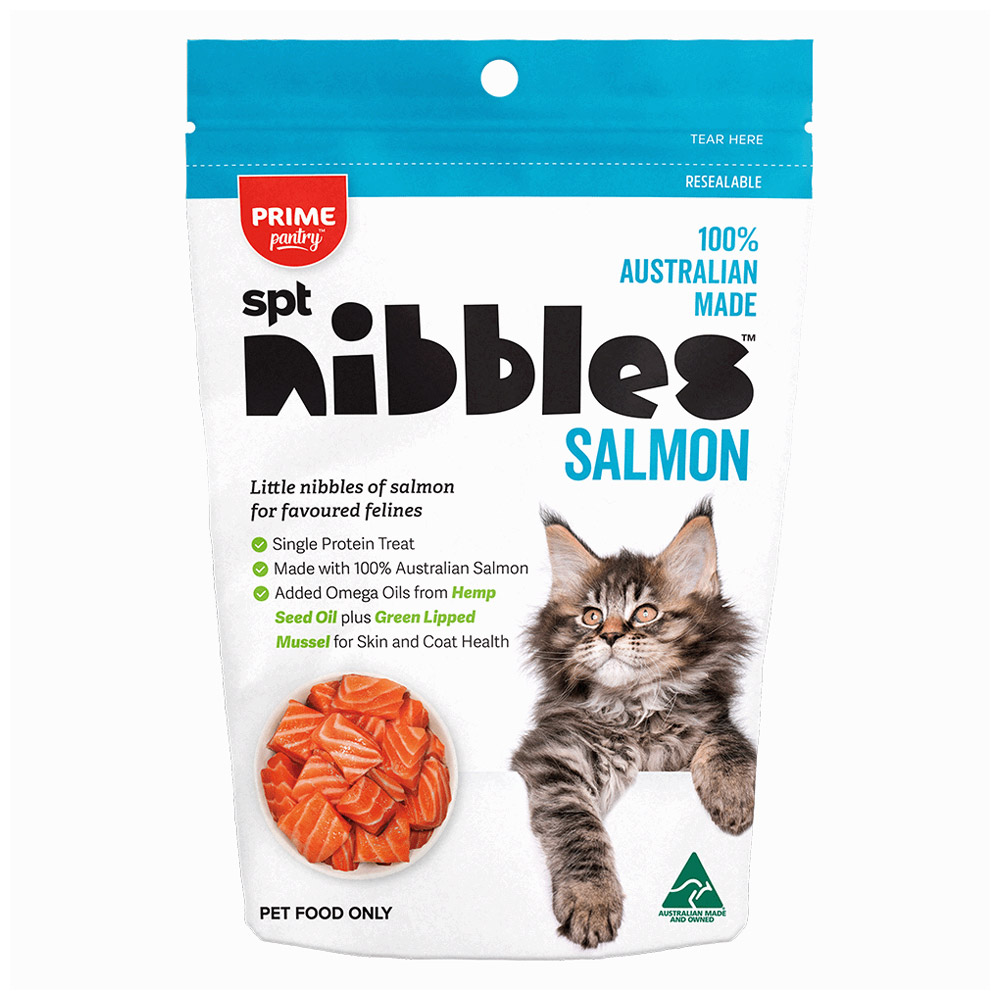 Prime Pantry Nibbles SPT Single Protein Salmon Treats For Cats 40 Gm for Cats