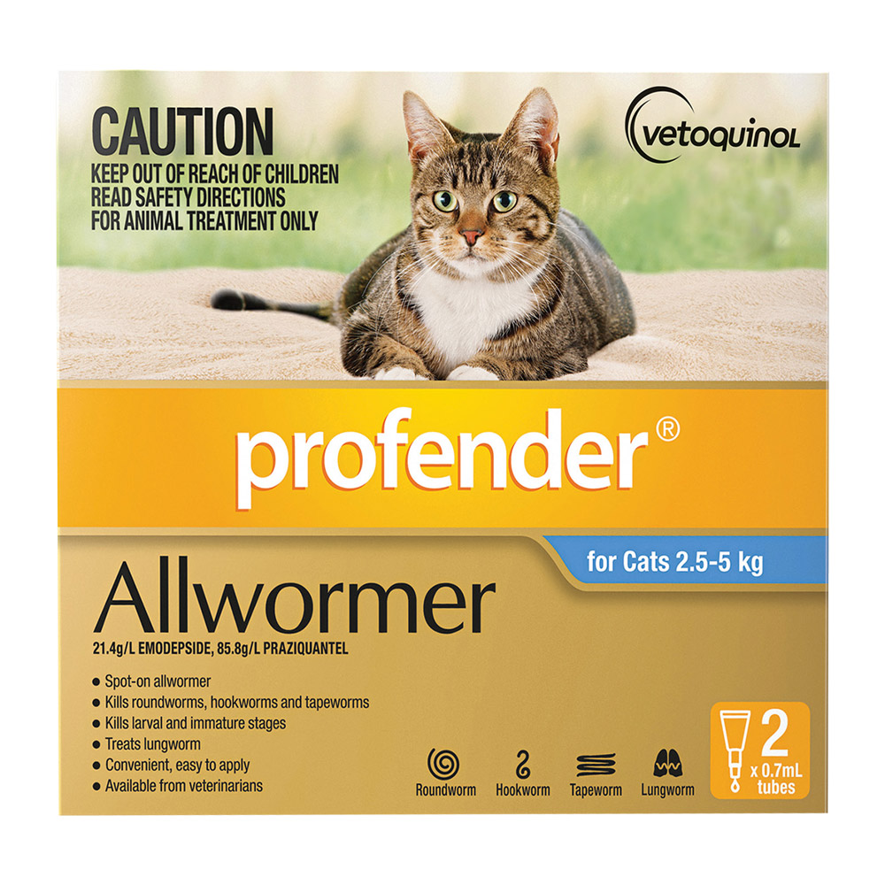 Profender Allwormer for Cats