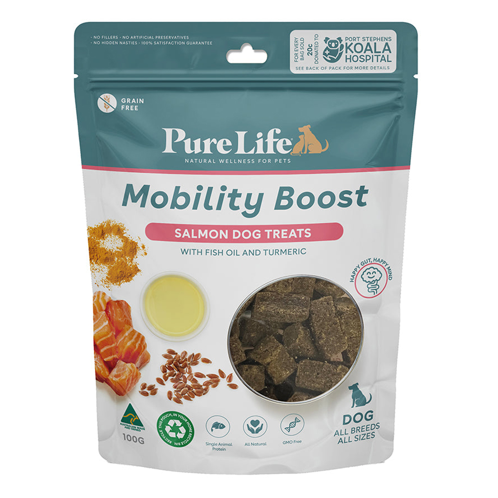 Pure Life Mobility Boost Salmon Dog Treats for Dogs