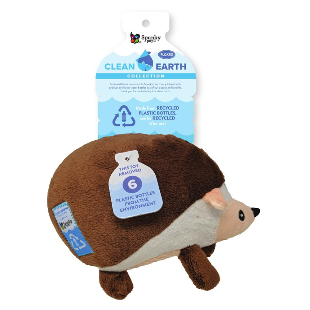 Spunky Pup Clean Earth Hedgehog Large