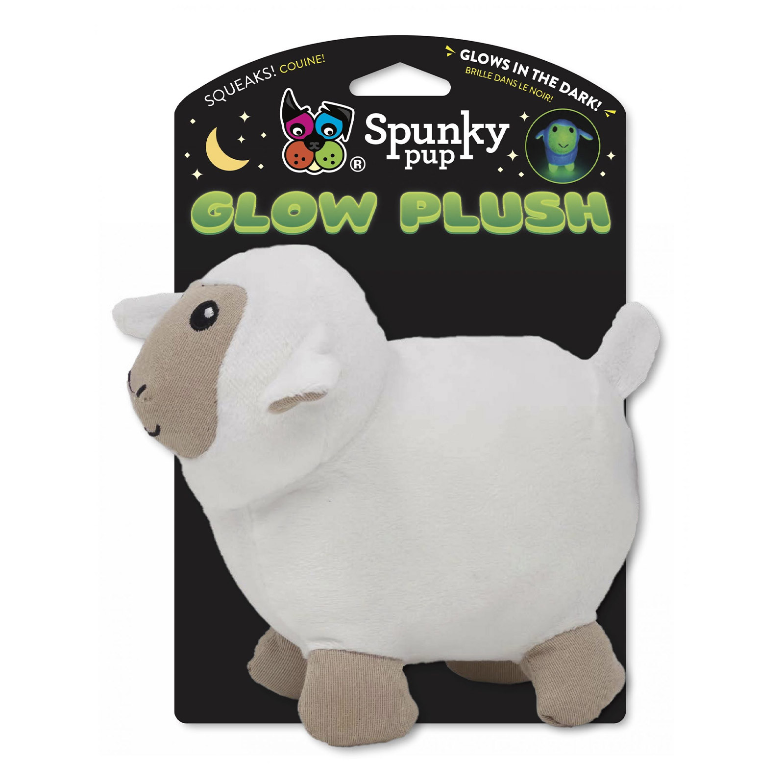 Spunky Pup Glow Plush Lamb Small