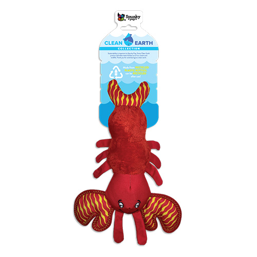 Clean Earth Lobster Small Plush for Dogs