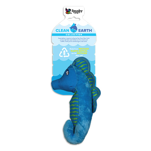 Clean Earth Seahorse Plush for Dogs