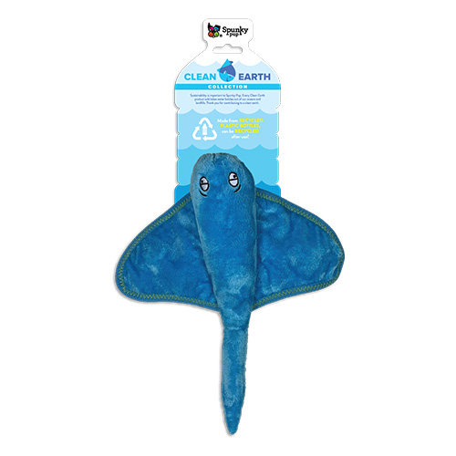 Clean Earth Stingray Plush for Dogs