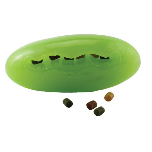 Starmark Treat Dispensing Pickle Pocket Toy for Dogs