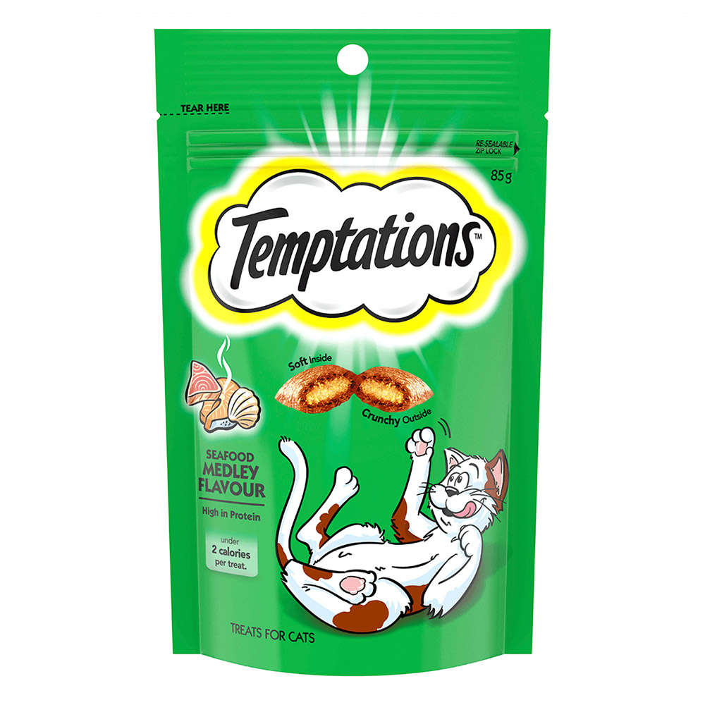 Temptations Seafood Medley Cat Treats for Cats