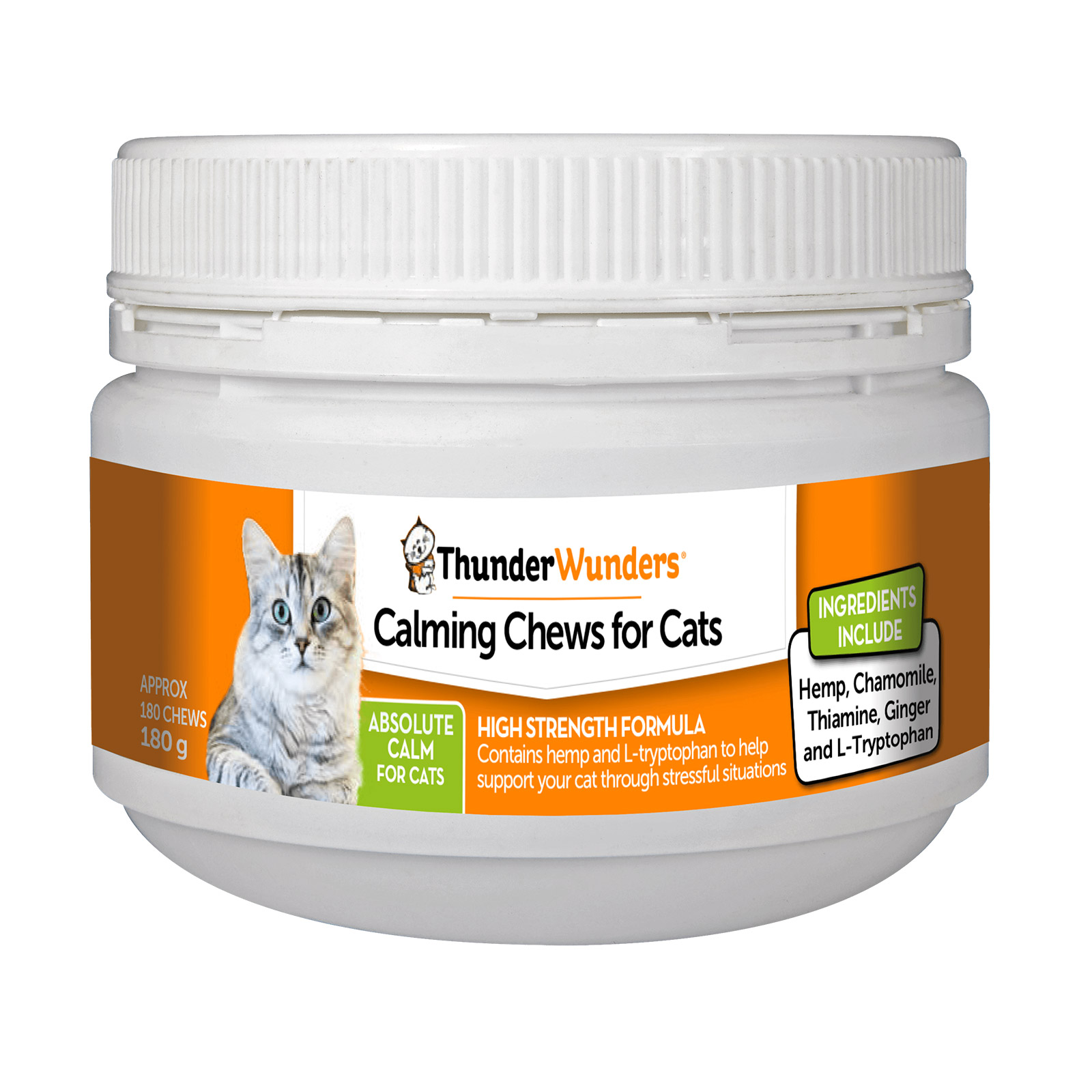 ThunderWunder Calming Chews For Cats