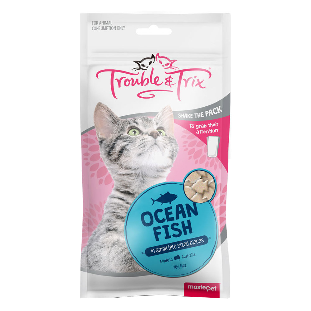 Trouble & Trix Ocean Fish Cat Treats for Cats