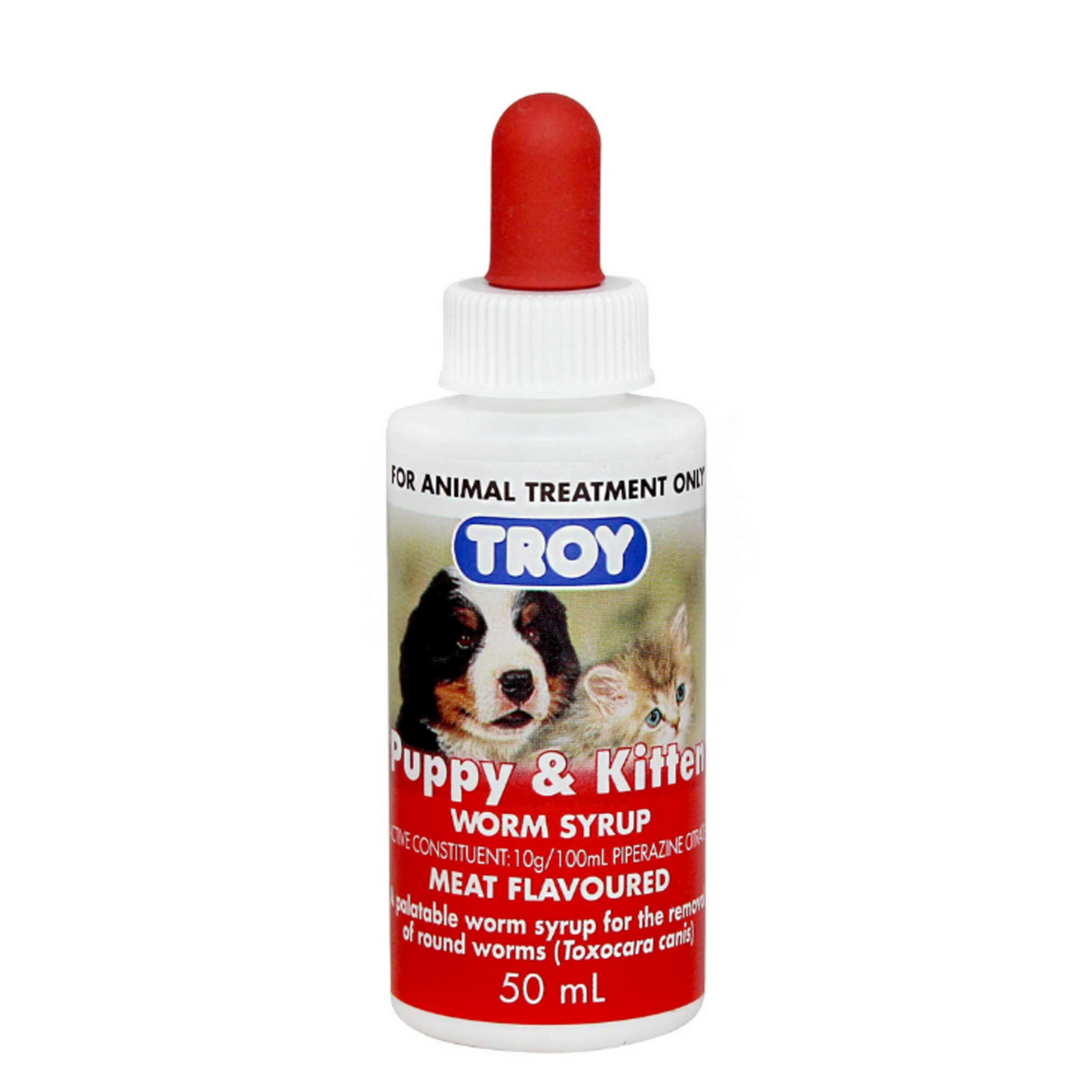 Troy Puppy & Kitten Worming Syrup for Dogs