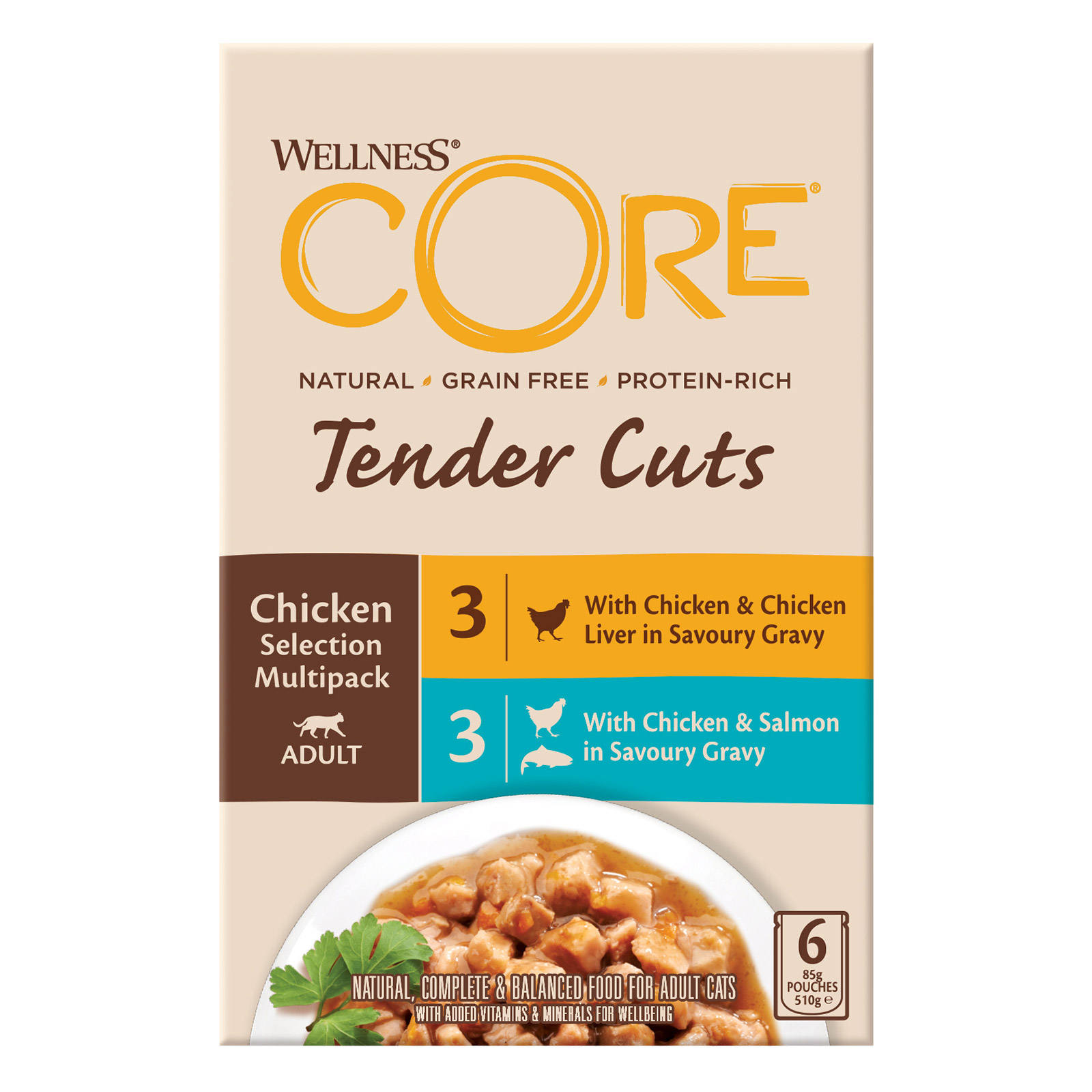 Wellness CORE Tender Cuts Chicken Selection Multipack for Food