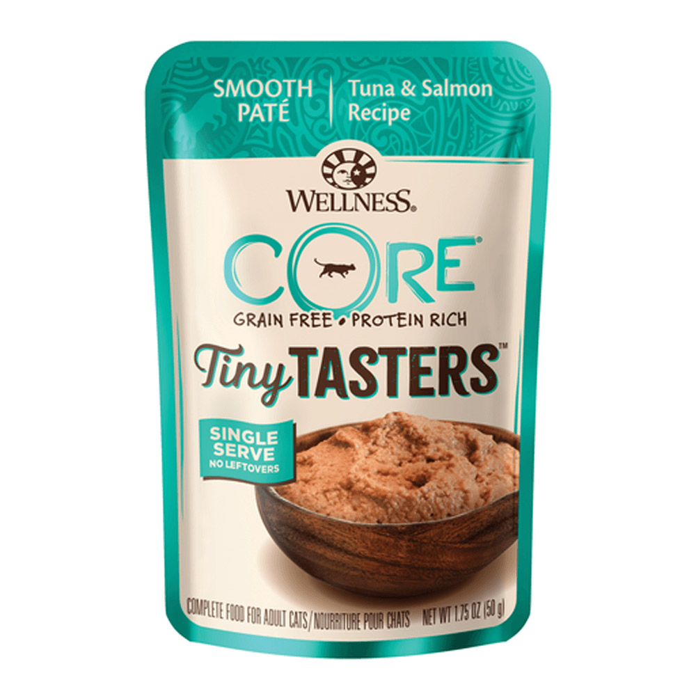 Wellness CORE Tiny Tasters Tuna & Salmon Pate For Cats 50gm*12