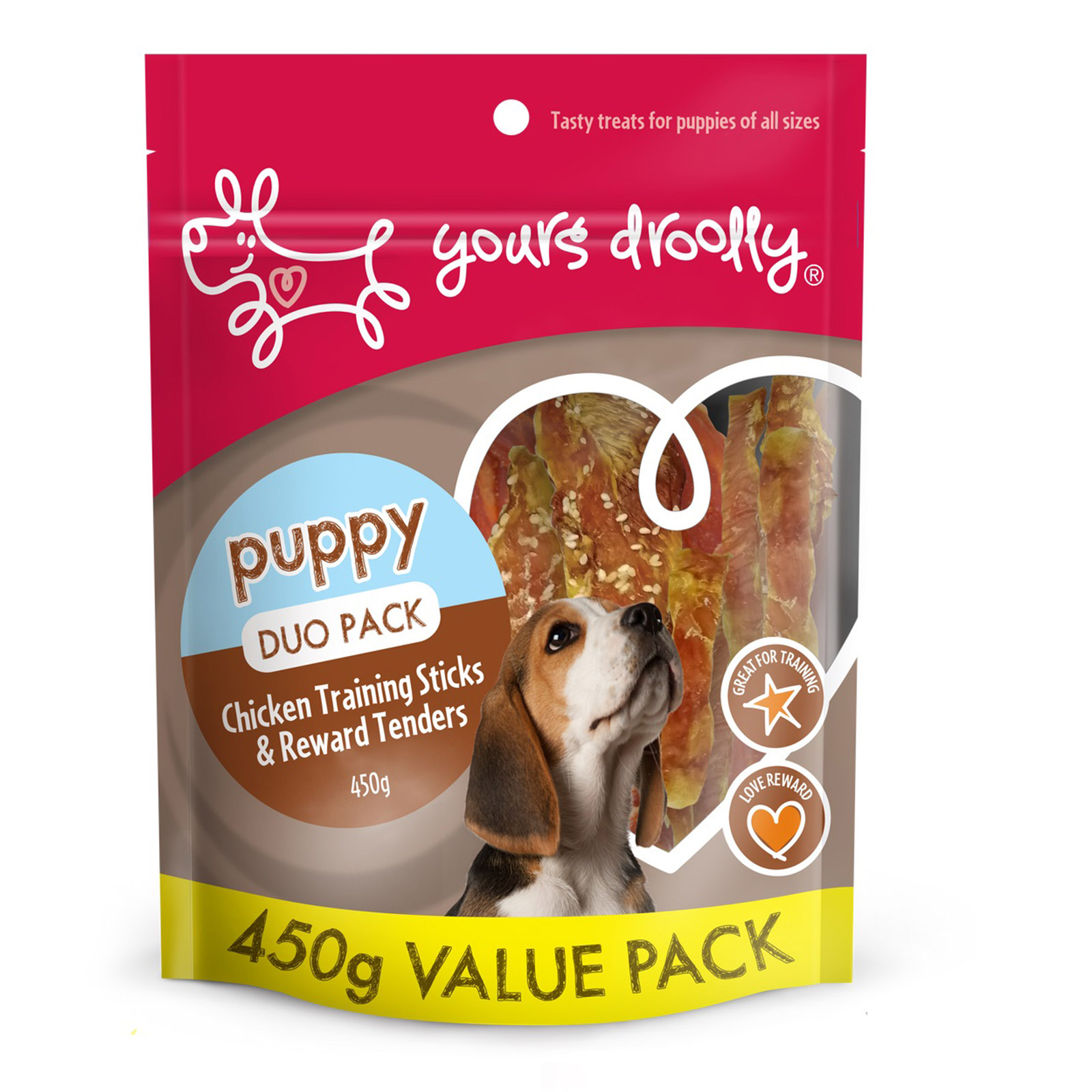 Yours Droolly Puppy Duo Pack Dog Treats for Dogs