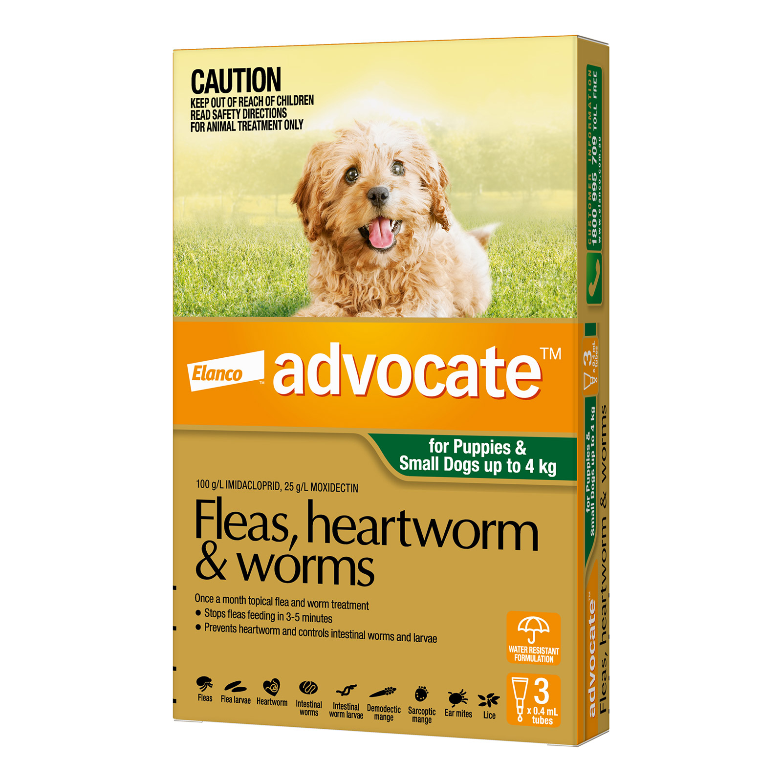 Advocate For Small Dogs/Pups up to 4Kg (Green)