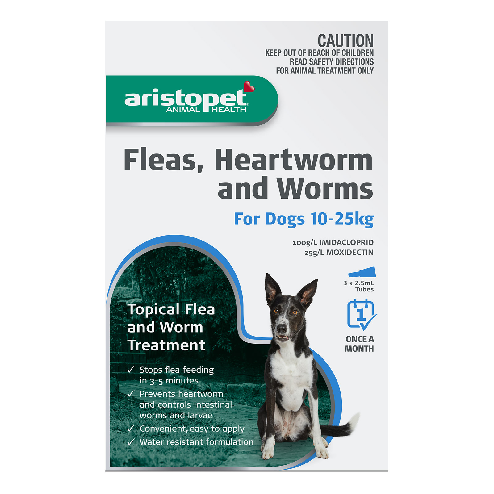 Aristopet Spot-on Treatment for Dog 10 to 25 Kg Blue