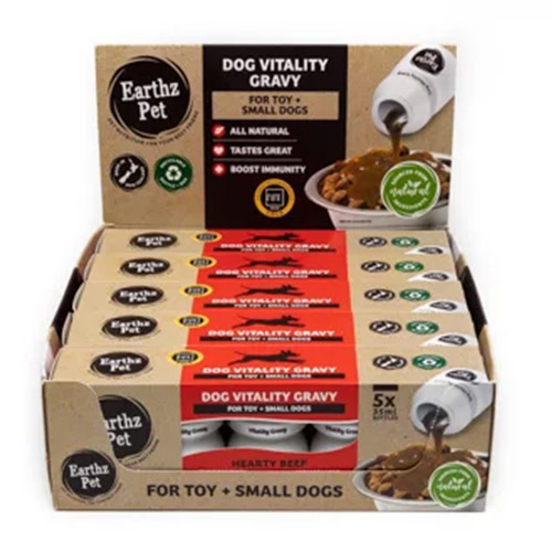 Earthz Pet Hearty Beef Vitality Gravy for Toy and Small Dogs 35ml