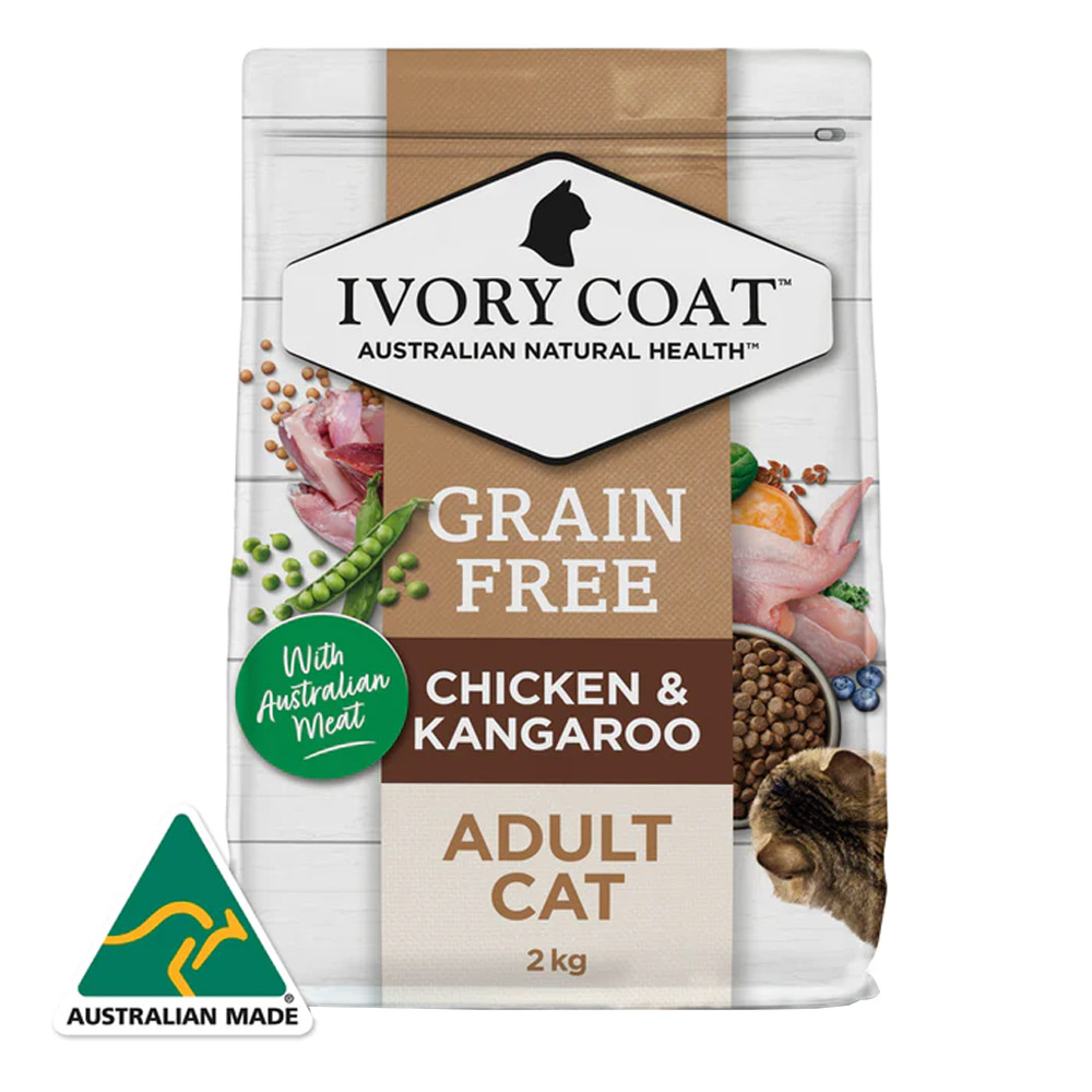 Ivory Coat Grain Free Chicken & Kangaroo Adult Cat Dry Food